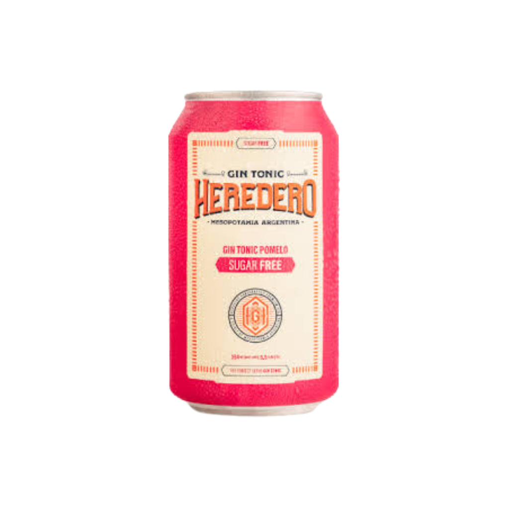 HEREDEROS. GIN LATA POMELO R x 354cc