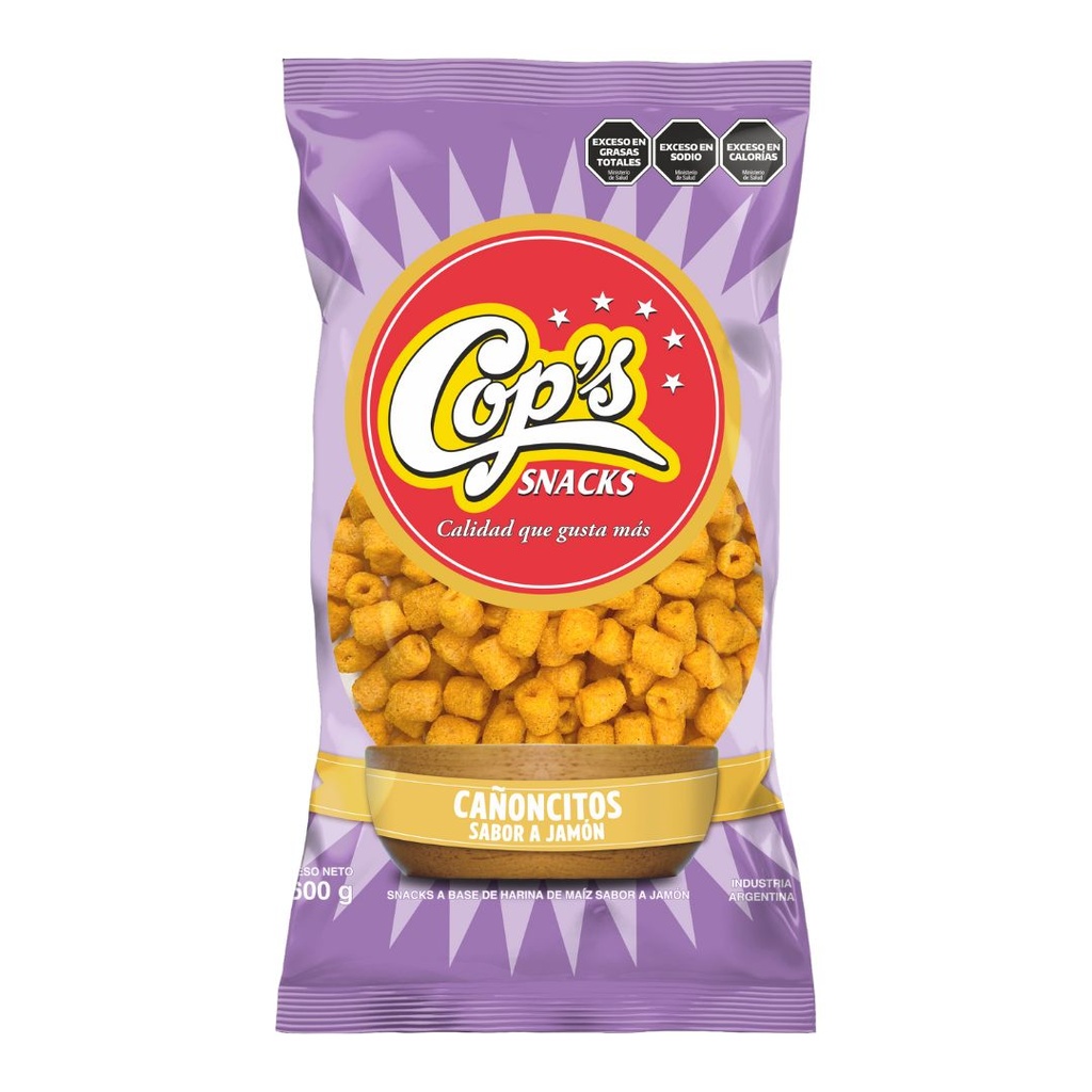 COPS. Cañoncitos de jamón x 600 grs.