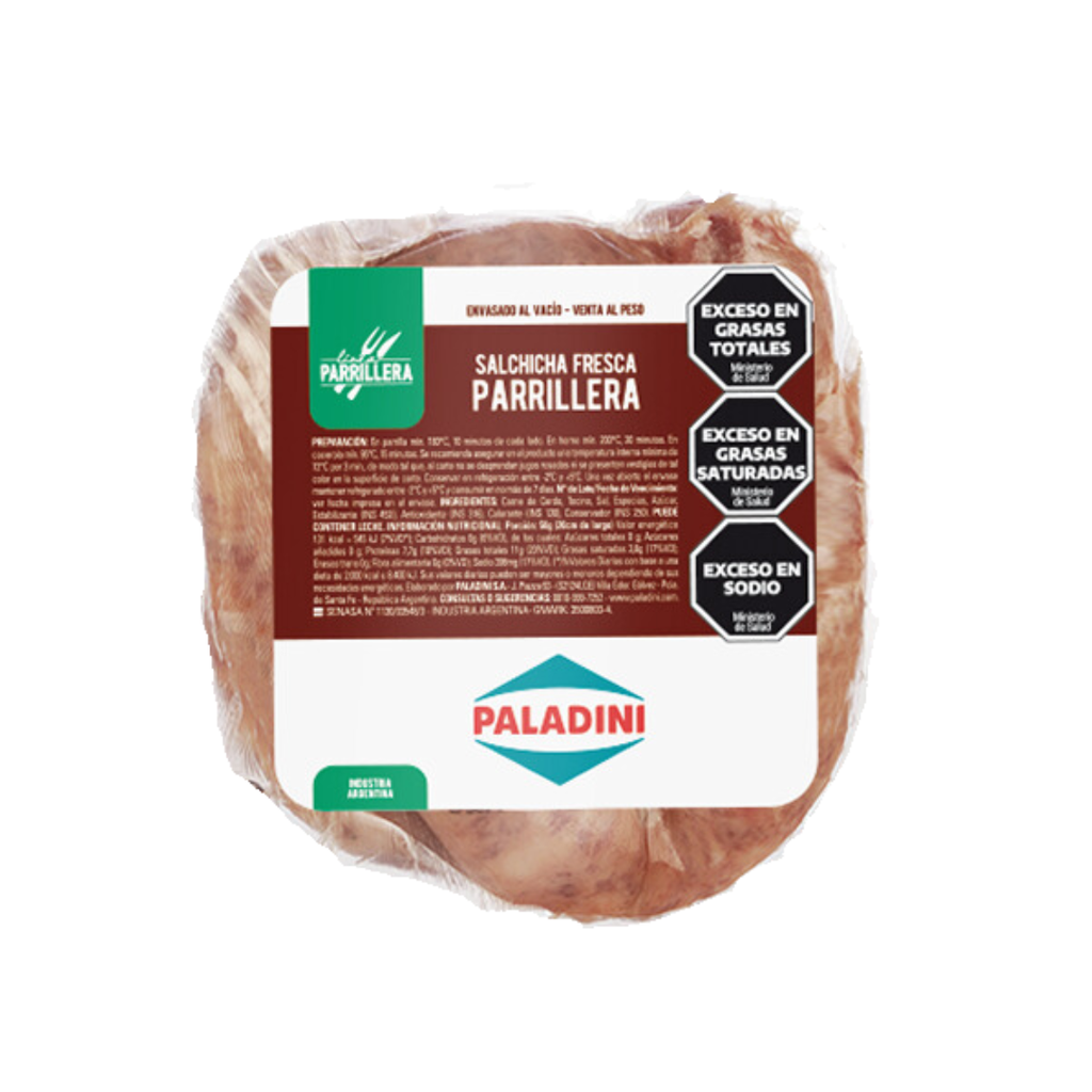 PALADINI. SALCHICHA PARRILLERA