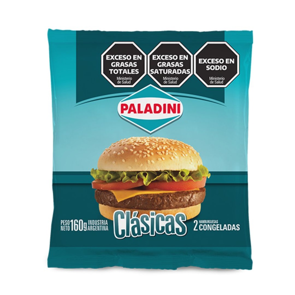 PALADINI HAMBURGUESA CLASICA x 2u.