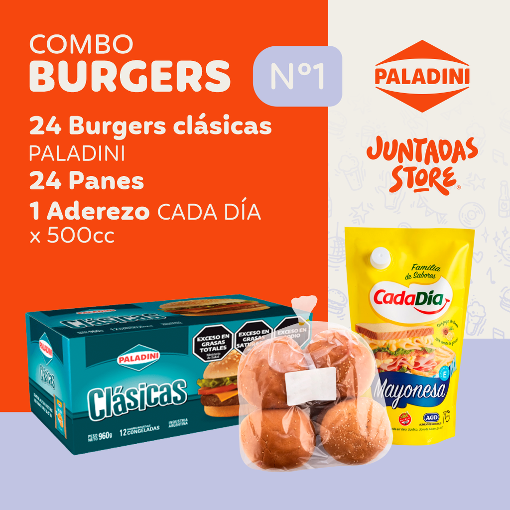 COMBO BURGERS N°1 (PALADINI x 24)