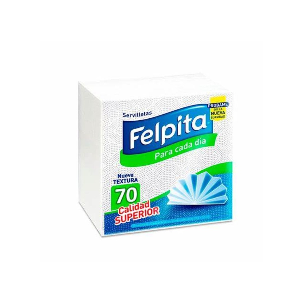 SERVILLETA DE PAPEL FELPITA x 70u
