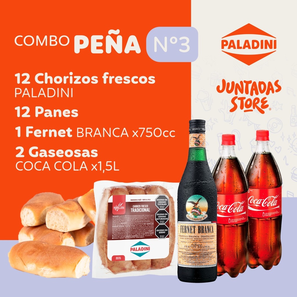 COMBO PEÑA N°3 (CHORI FERNET Mayo)