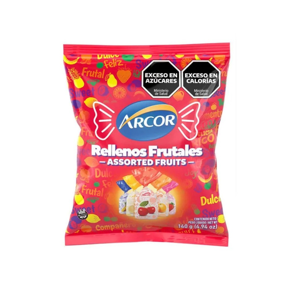 ARCOR. CARAM RELLENOS FRUT x810 grs