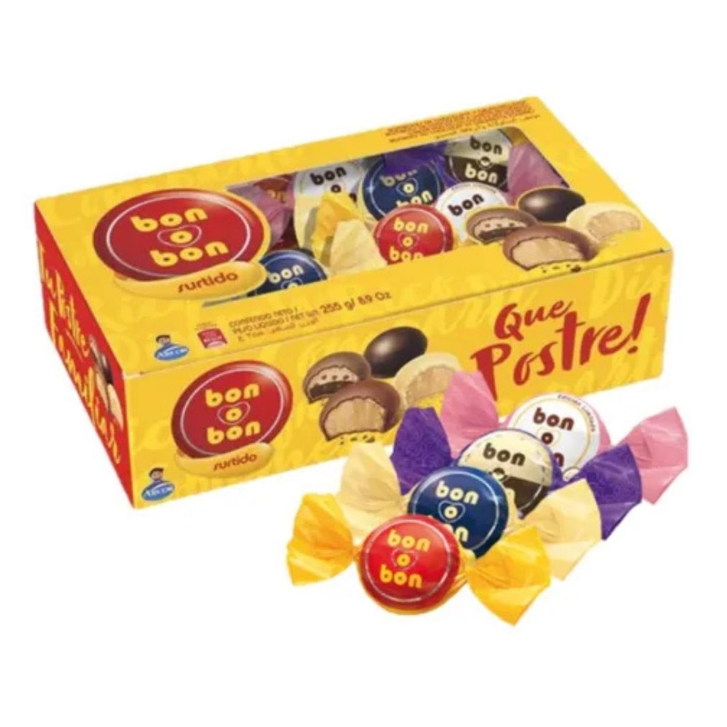 ARCOR BON O BON CAJA SURTIDO x 255 grs