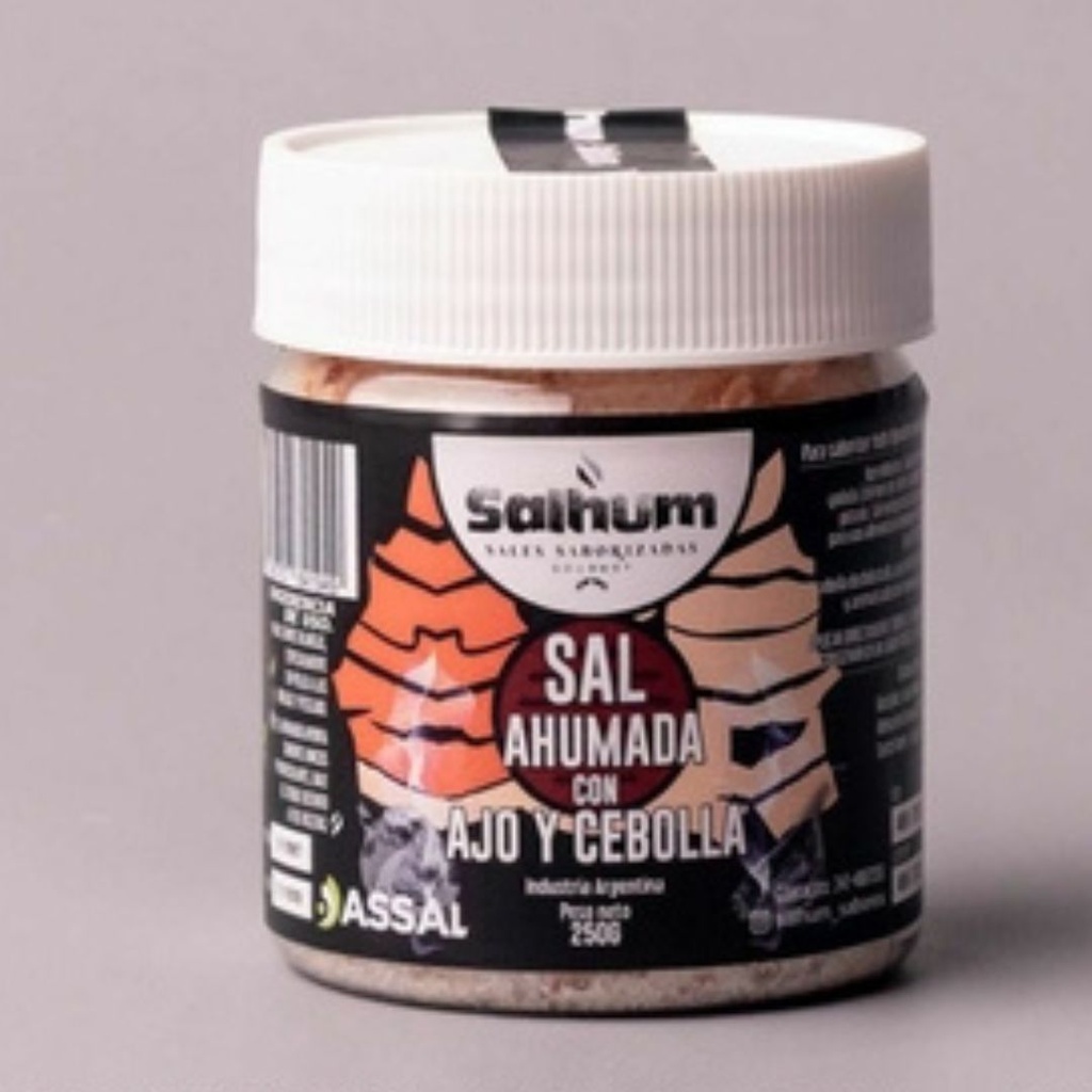 SALHUM SAL AHUMADA CON AJO Y CEBOLLA x 250grs.