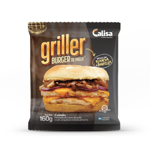 [JS200321] CALISA. BURGUER GRILL 2 x 80grs