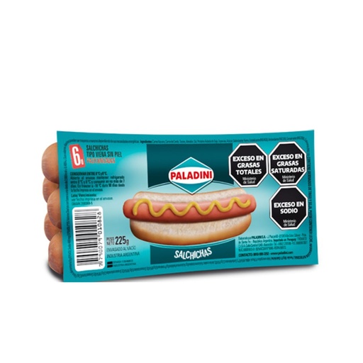 [JS10827] PALADINI SALCHICHA VIENA x 6u