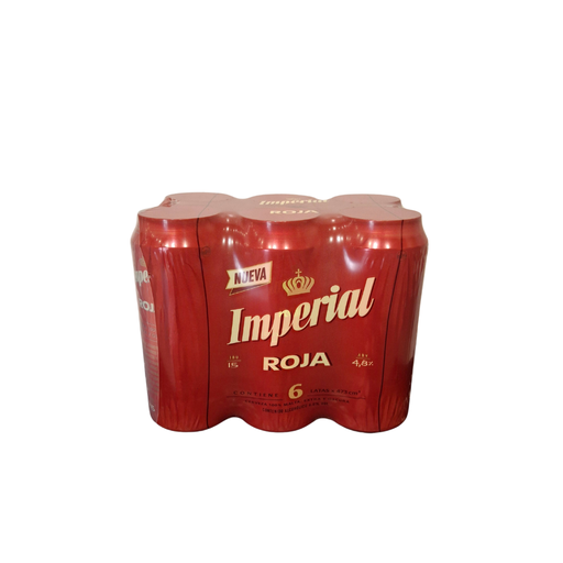 [JS232266] LATA IMPERIAL ROJA x 6 x 473cc