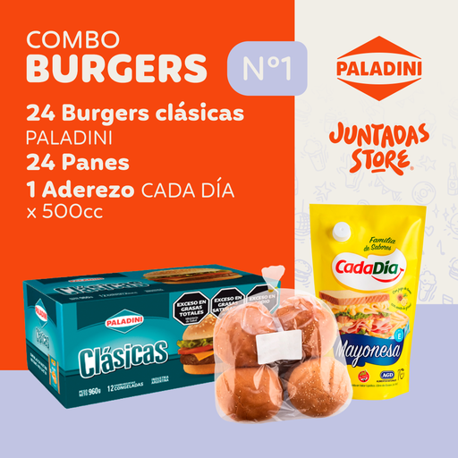 [JSCOMBO001] COMBO BURGERS N°1 (PALADINI x 24)