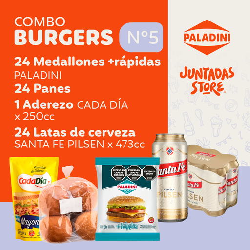 [COMBOPILSENBURGER] COMBO BURGERS N°5 (PILSEN & BURGER)