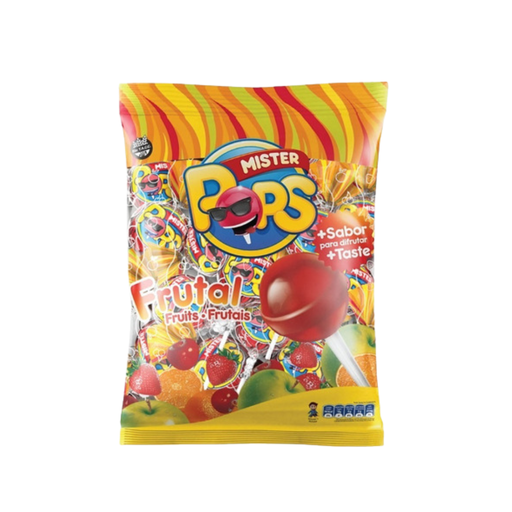 [JS2528] ARCOR. MISTER POP FRUTAL x 50u.
